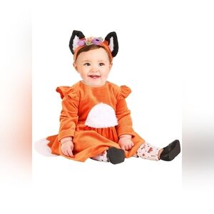 NIB Baby Girl Wildflower Fox Costume for Infants- 6/9 Months- Halloween, Play